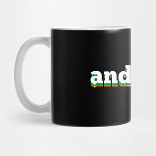 And I oop - Trending & Funny Meme in Rainbow Text for Boys Mug